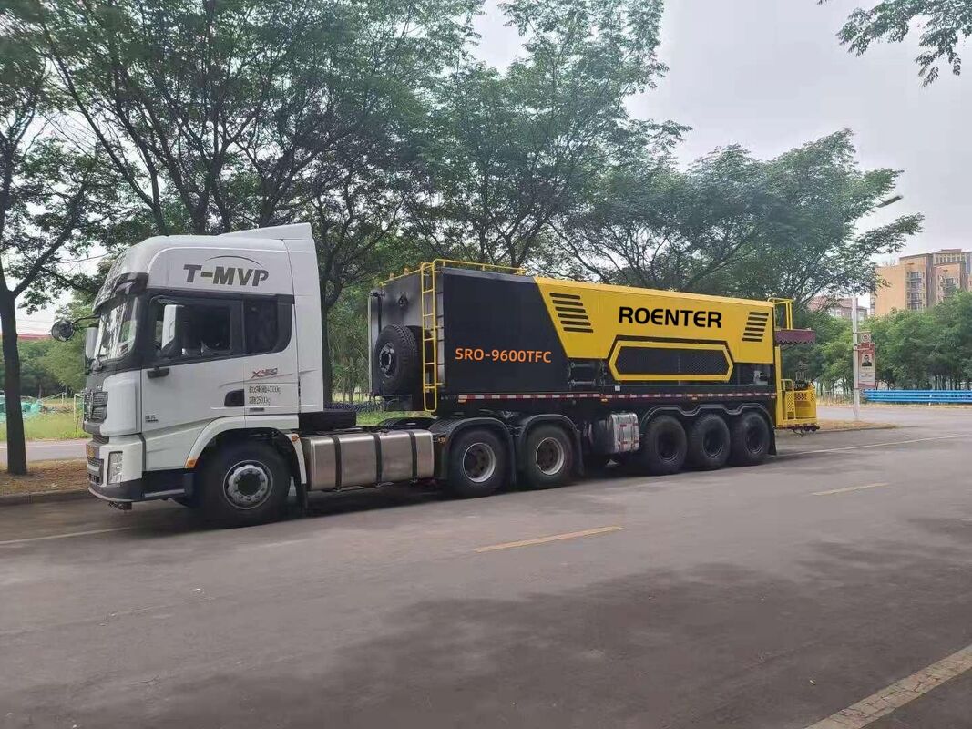 SRO-9600TFC Τύπος τρέιλερ Intelligent Micro Surfacing Paver, Slurry Seal Paver for Asphalt Road Maintenance