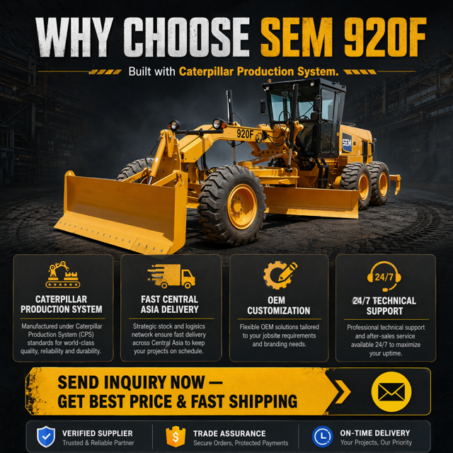 SEM920F F‑Series Tier 2 Μηχανήματα Οδοποιίας, Φορτωτής Υδραυλικός με Ανίχνευση Φορτίου SDEC Engine PPPC