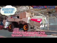 RS‑60C αυτοκινούμενο ChipSpreader Παράδοση στο εξωτερικό
